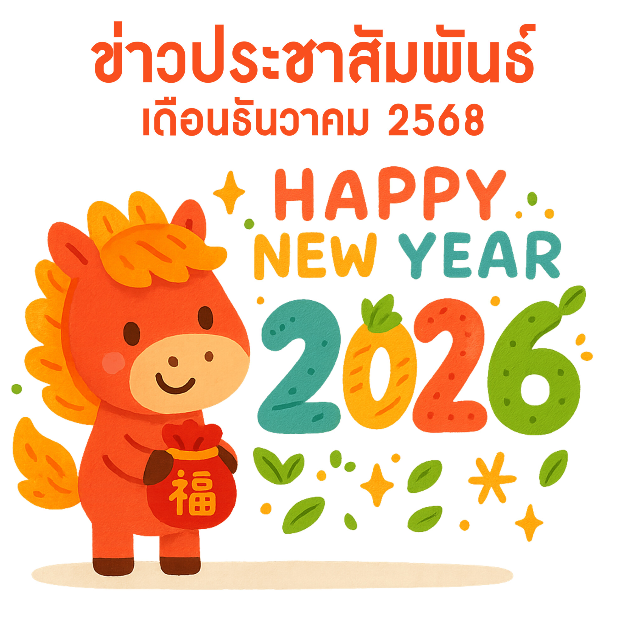 You are currently viewing ข่าวประชาสัมพันธ์ ประจำเดือนธันวาคม 2568
