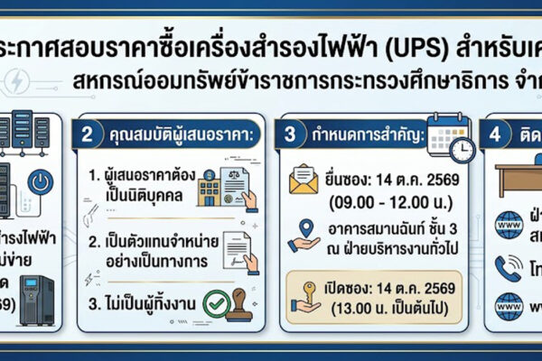 Read more about the article ซื้อเครื่องสำรองไฟฟ้าสำหรับเครื่องแม่ข่าย